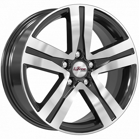 iFree Rebel 7x17 5*112 Et:45 Dia:57,1 блэк джек iFree Rebel 7x17 5*112 Et:45 Dia:57,1 блэк джек