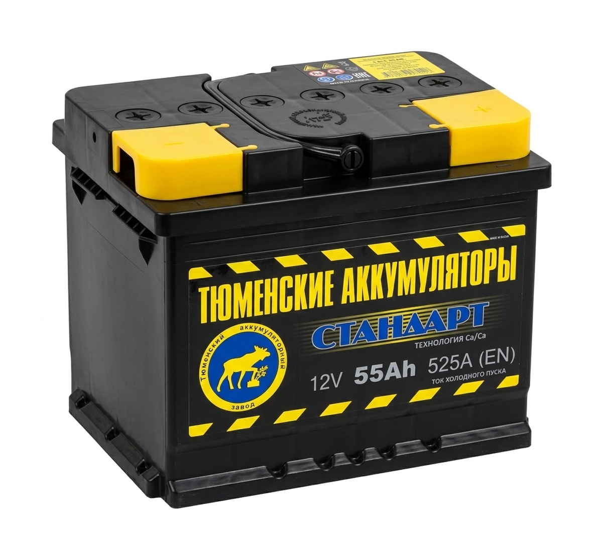 АКБ Тюмень 55 Ач о/п 6СТ-55LR Standard
