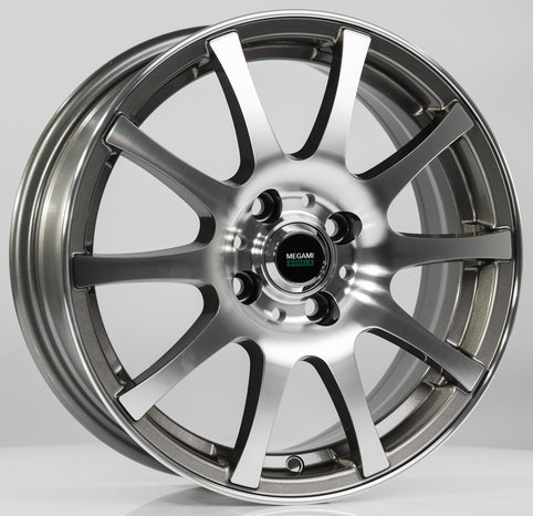 Megami MGM-2 6x15 4*100 Et:50 Dia:60,1 gmf Megami MGM-2 6x15 4*100 Et:50 Dia:60,1 gmf