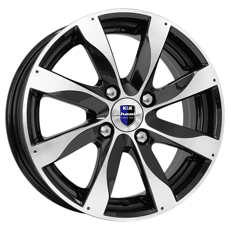 K&K Джемини 6x15 4*100 Et:40 Dia:60,1 алмаз черный K&K Джемини 6x15 4*100 Et:40 Dia:60,1 алмаз черный