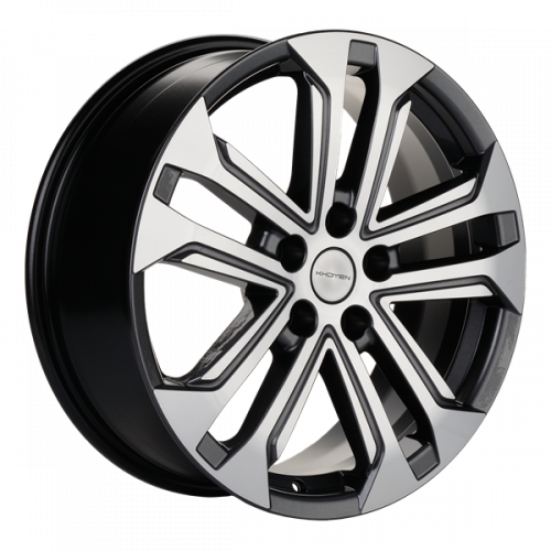Khomen 1803 7x18 5*108 Et:40 Dia:60,1 Gray-FP Khomen 1803 7x18 5*108 Et:40 Dia:60,1 Gray-FP