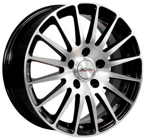 X'trike X-128 6,5x16 5*114,3 Et:45 Dia:67,1 BK/FP