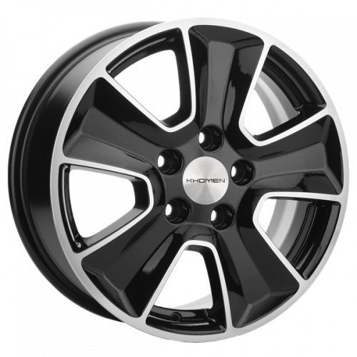 Khomen 1601 6,5x16 5*114,3 Et:43 Dia:67,1 Black-FP