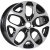 KDW KD1637 6,5x16 4*100 Et:50 Dia:60,1 Black_Front_Polished