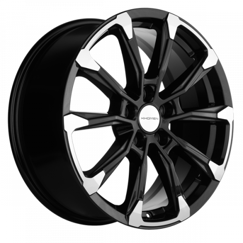 Khomen 1808 7,5x18 5*114,3 Et:50 Dia:54,1 Black-FP