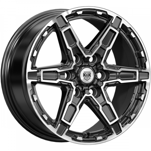 K&K Дистрикт 8x18 6*139,7 Et:42 Dia:75,1 алмаз чёрный