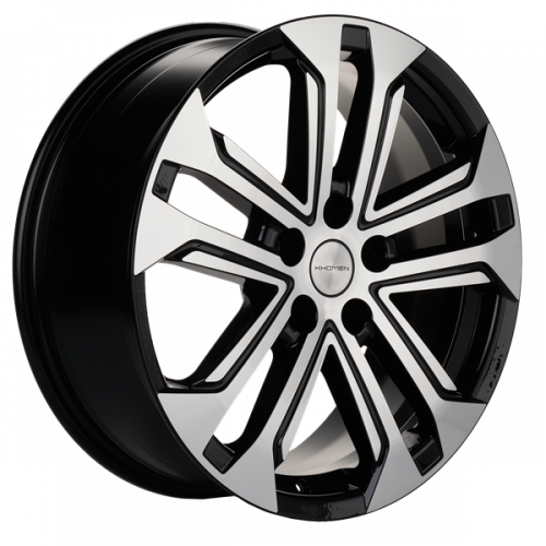 Khomen 1803 7x18 5*114,3 Et:40 Dia:66,6 Black-FP Khomen 1803 7x18 5*114,3 Et:40 Dia:66,6 Black-FP