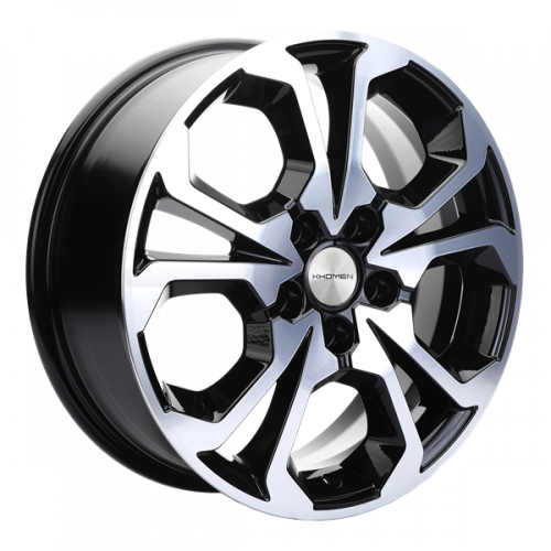 Khomen 1711 6,5x17 5*114,3 Et:37 Dia:66,5 Black-FP