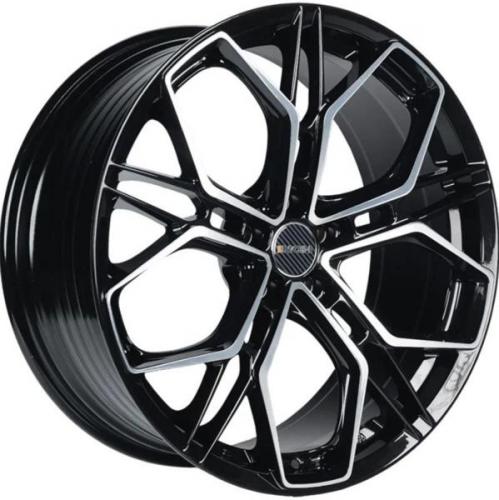 INCH FA8534 8x18 5*112 Et:45 Dia:66,6 Gloss Black Machined Face
